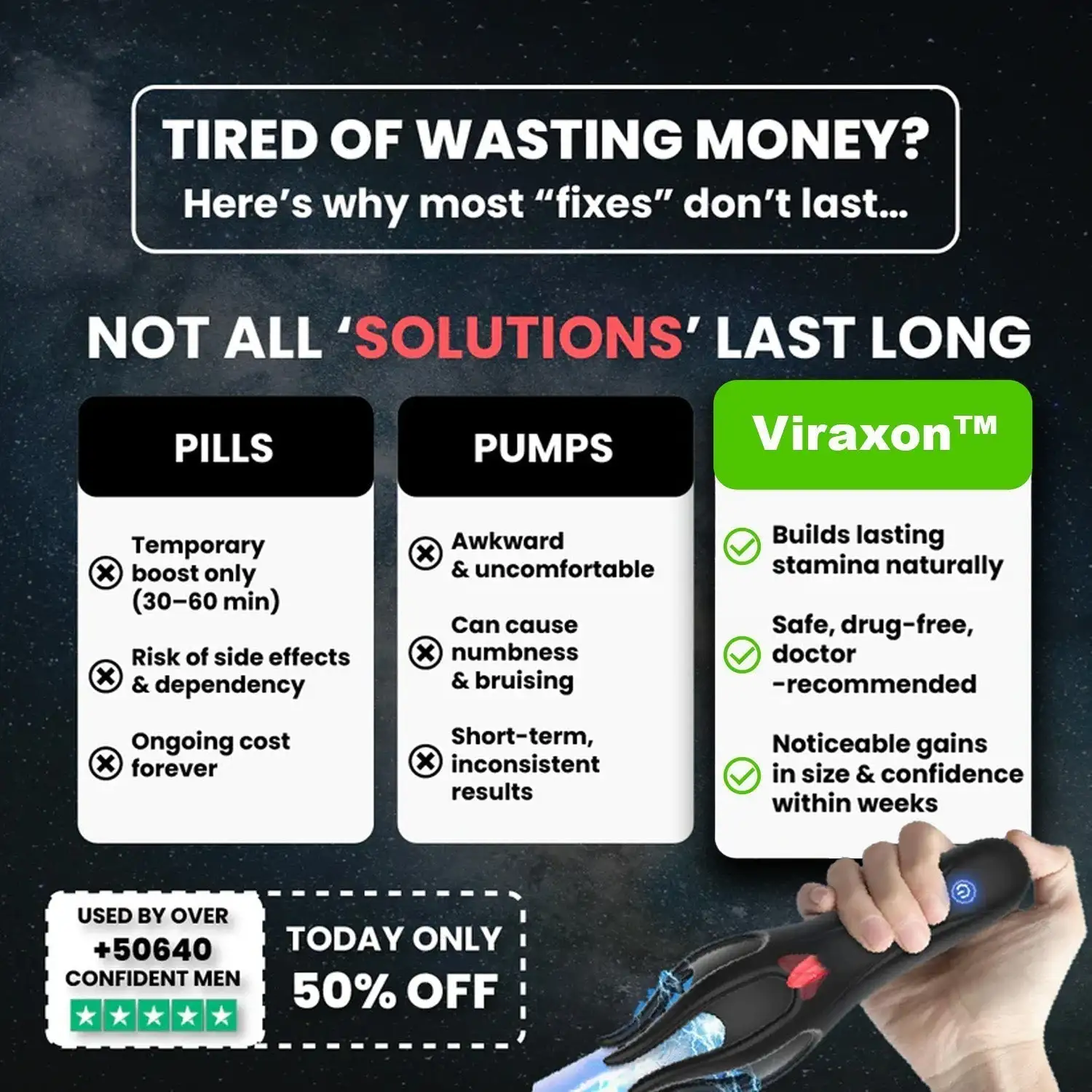 Valentine's Day Sale 70% OFF 💪 Viraxon™ 3in1 NeuroWave Therapy Device